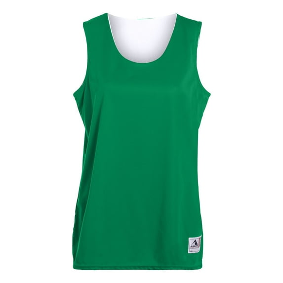 Augusta Sportswear Women's Reversible Wicking Tank M Kelly/White