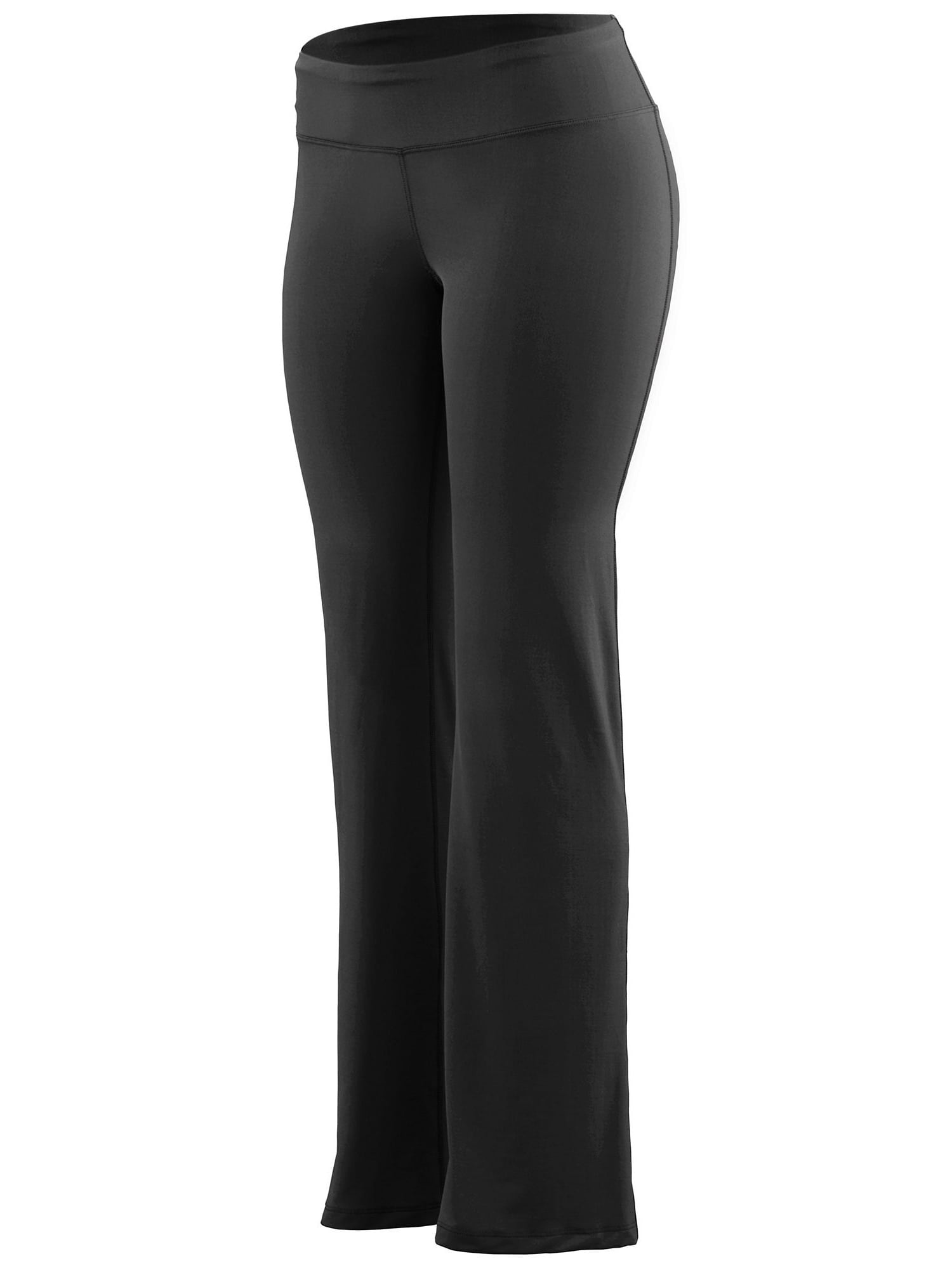 4814 Wide Waist Brushed Back Polyester/Spandex Yoga Pants By