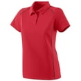thumbnail image 1 of Augusta Sportswear Women's Winning Streak Polo, White/ Royal, Small, 1 of 2