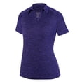 thumbnail image 1 of LADIES INTENSIFY BLACK HEATHER POLO, L, GOLD, 1 of 2
