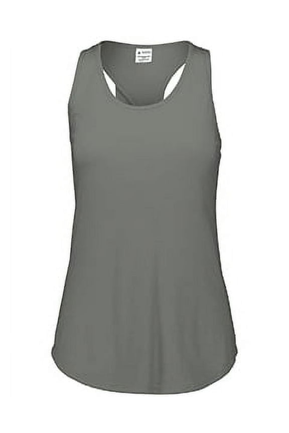 Womens Lux Triblend Tank Top, Grey Heather - Medium