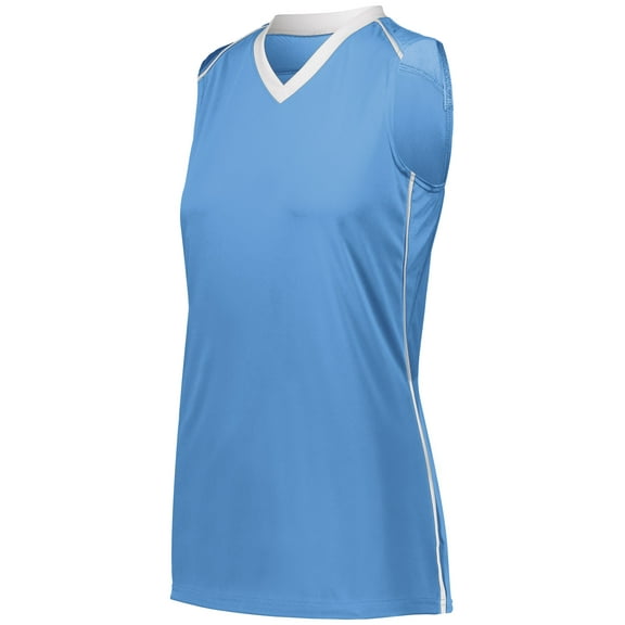 Augusta Sportswear Womens Rover Jersey S Columbia Blue/White