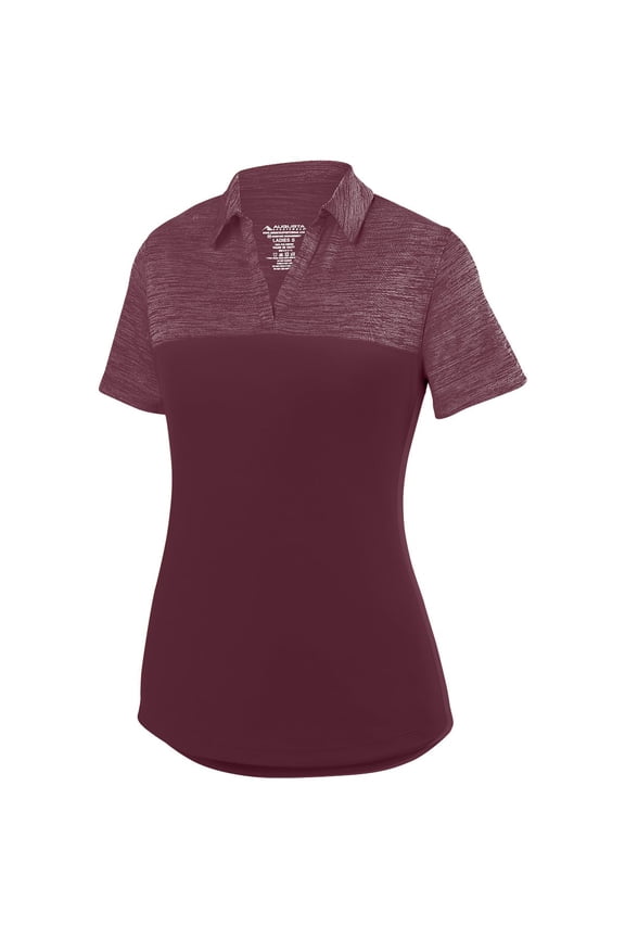 Augusta Ladies Shadow Tonal Heather Polo