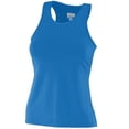 thumbnail image 1 of Augusta Sportswear Womens Solid Racerback Tank - White, M, 1 of 4