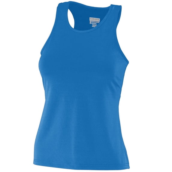Augusta Sportswear Womens Solid Racerback Tank - White, M