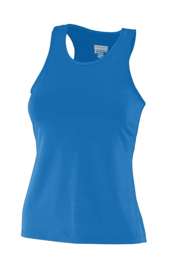 Ladies' Polyester Spandex Racer Tank