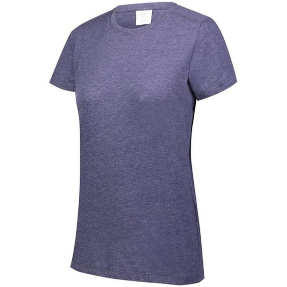 Augusta Sportswear Womens Tri-Blend T-Shirt, Navy Heather, 2XL