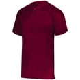thumbnail image 1 of Augusta Sportswear XL Boys ATTAIN TWO-BUTTON JERSEY Cardinal 1566, 1 of 3