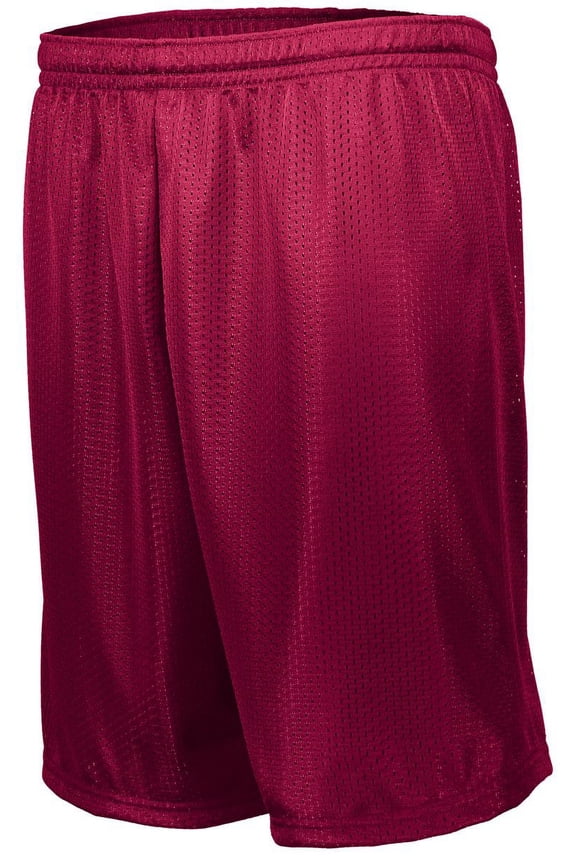 XL Men's Longer Length Tricot Mesh Short MAROON (HLW) 1848