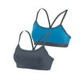 thumbnail image 1 of Augusta Sportswear XL WOMENS ENCORE REVERSIBLE SPORTS BRA Graphite/Power Blue 2415, 1 of 2