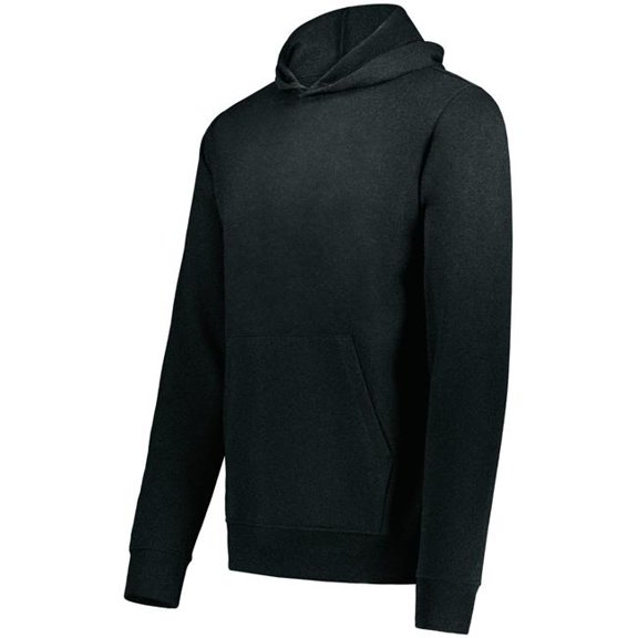 Augusta Sportswear 6956.146.XL Youth All-Day Core Basics Fleece Hoodie, Onyx Heather - Extra Large