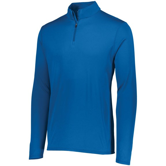 Augusta Sportswear 2786.060.M Youth Attain Wicking 0.25 Zip Pullover, Royal - Medium