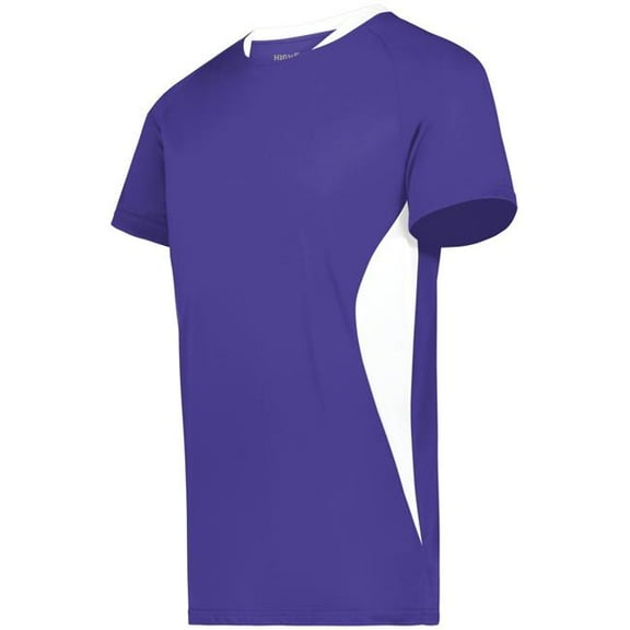 Augusta Sportswear 322241.450.S Youth Madrid Soccer Jersey, Purple & White - Small