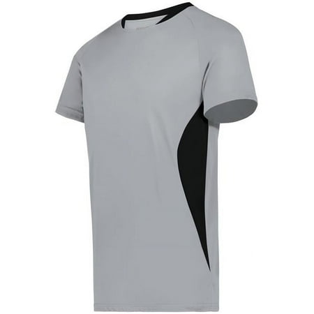 Augusta Sportswear 322241.098.XXS Youth Madrid Soccer Jersey, Silver & Black - 2XS