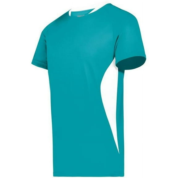 Augusta Sportswear 322241.331.S Youth Madrid Soccer Jersey, Teal & White - Small