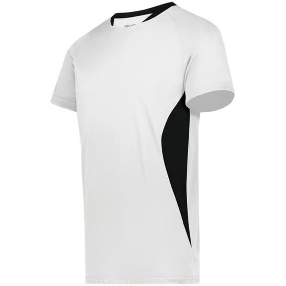 Augusta Sportswear  Youth Madrid Soccer Jersey, White & Black - Small