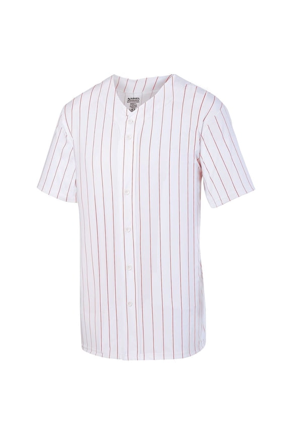 Sportswear Youth Pinstripe Full Button Baseball Jersey