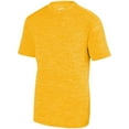 thumbnail image 1 of Augusta Sportswear Youth Shadow Tonal Heather Training T-Shirt - Gold, M, 1 of 4