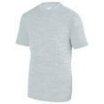 thumbnail image 1 of Augusta Sportswear Youth Shadow Tonal Heather Training T-Shirt - Silver, L, 1 of 3