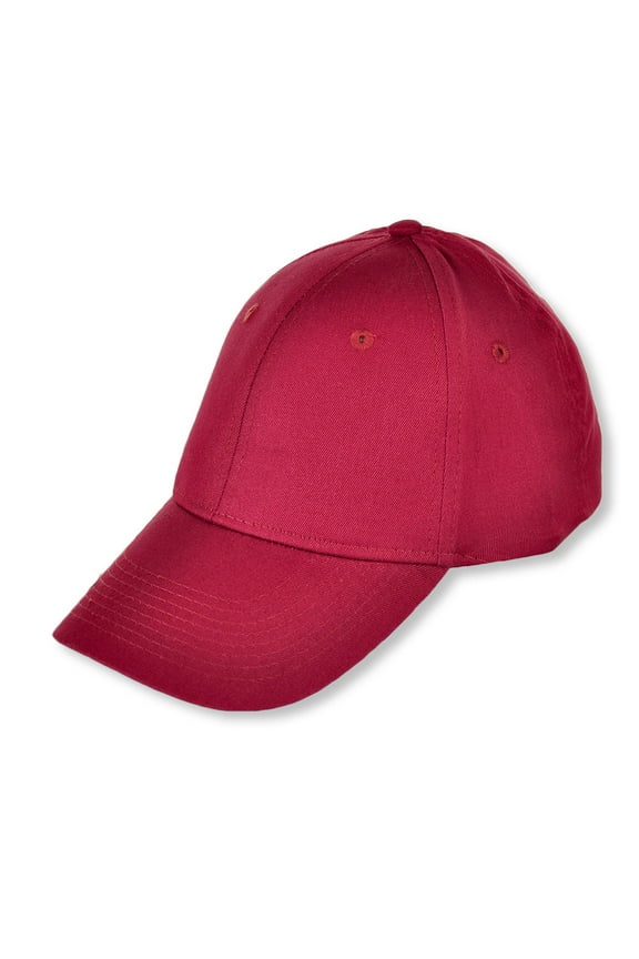 Youth Snapback Baseball Cap Color: burgundy Size: one size