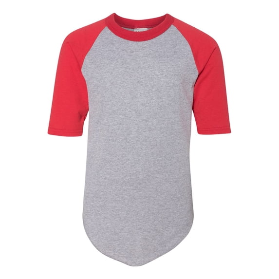 Augusta Sportswear Youth Three-Quarter Sleeve Baseball Jersey