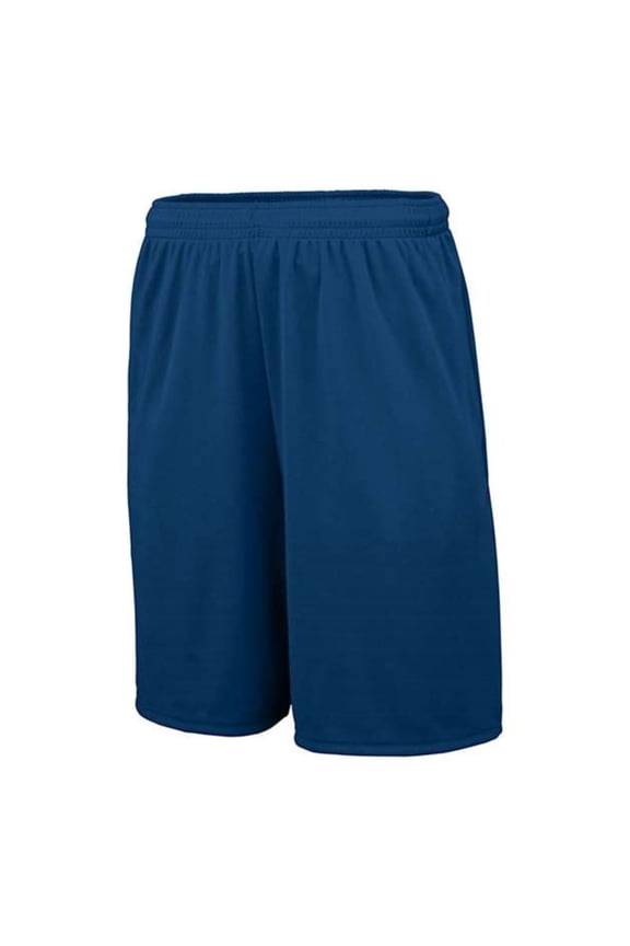 Youth Training Shorts with Pocket - Navy, S