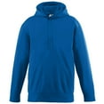 thumbnail image 1 of Augusta Boy's Wicking Fleece Hooded Sweatshirt, Royal, Medium, 1 of 3