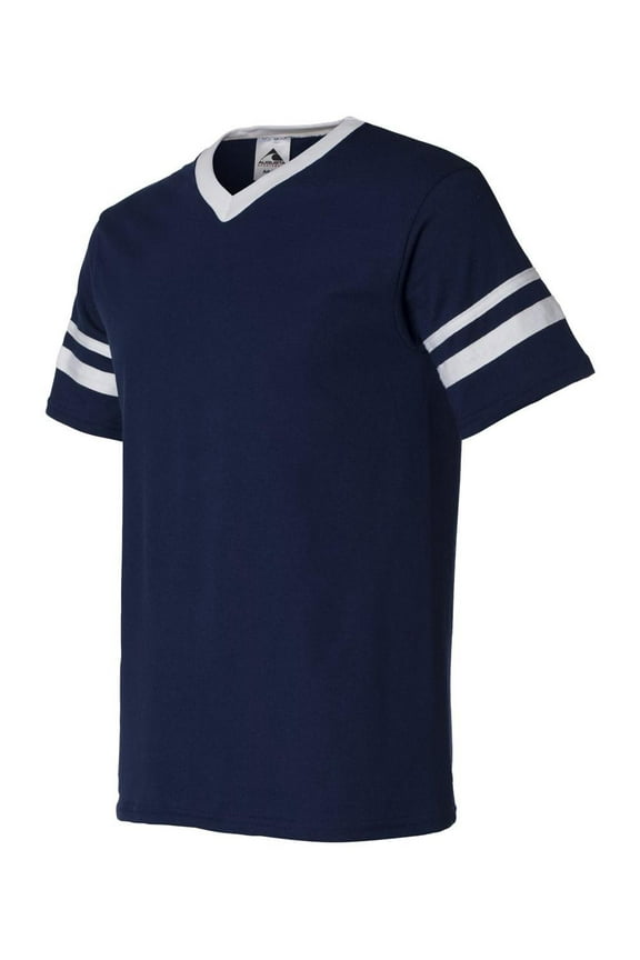 Sportswear mens Sleeve Stripe Jersey, Navy/White, Medium