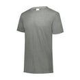 thumbnail image 1 of Augusta Sportswear mens Tri-blend T-shirt Short Sleeve, Grey Heather, Small-XX-Large US, 1 of 3