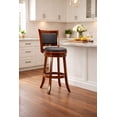 thumbnail image 1 of Augusta Swivel Wood Bar Stool - Amber, 1 of 6