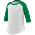 thumbnail image 1 of Augusta Toddler Baseball Jersey 422 White/Kelly 4T, 1 of 2