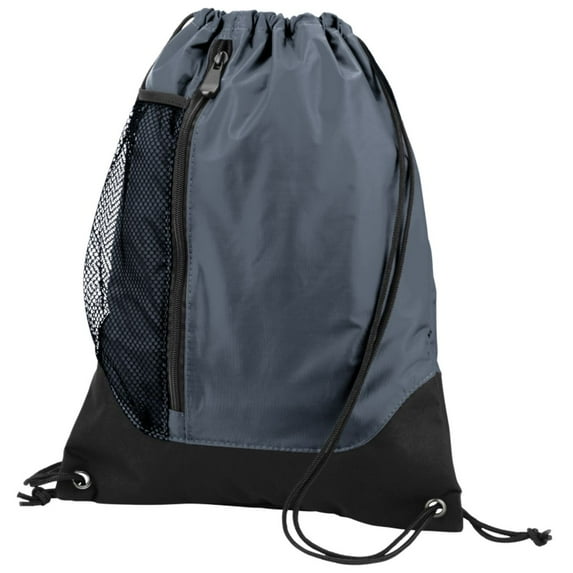 Augusta Tres Drawstring Backpack 1149 Graphite/Black Os
