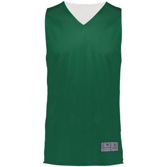 Augusta Tricot Mesh Reversible Jersey 2.0 161 Dark Green/White 3Xl