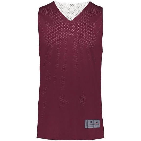 Augusta Tricot Mesh Reversible Jersey 2.0 161 Maroon/White 3Xl