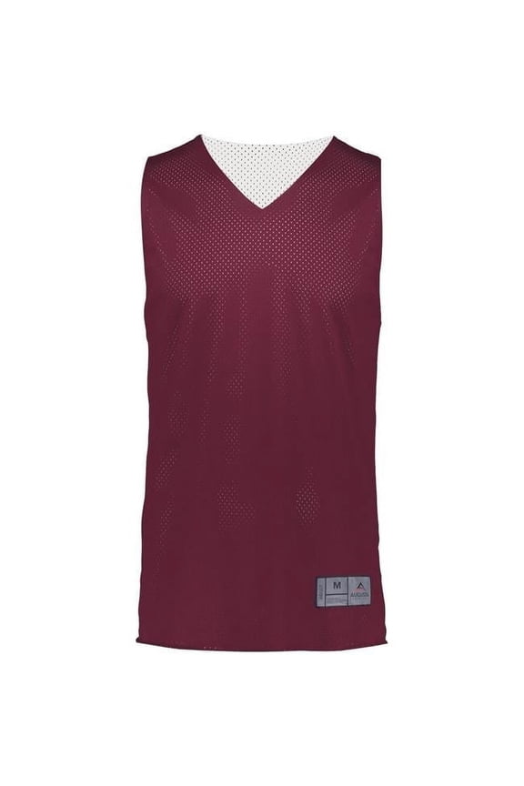 Augusta Tricot Mesh Reversible Jersey 2.0 161 Maroon/White 3Xl