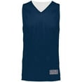 thumbnail image 1 of Augusta Tricot Mesh Reversible Jersey 2.0 161 Navy/White 2Xl, 1 of 7