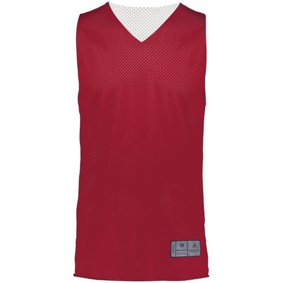 Augusta Tricot Mesh Reversible Jersey 2.0 161 Scarlet/White 3Xl