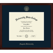 Augusta University Diploma Frame, Document Size 17" x 14"