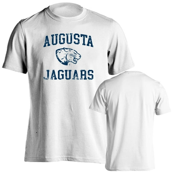 Augusta University Jaguars Distressed Retro Short Sleeve T-Shirt