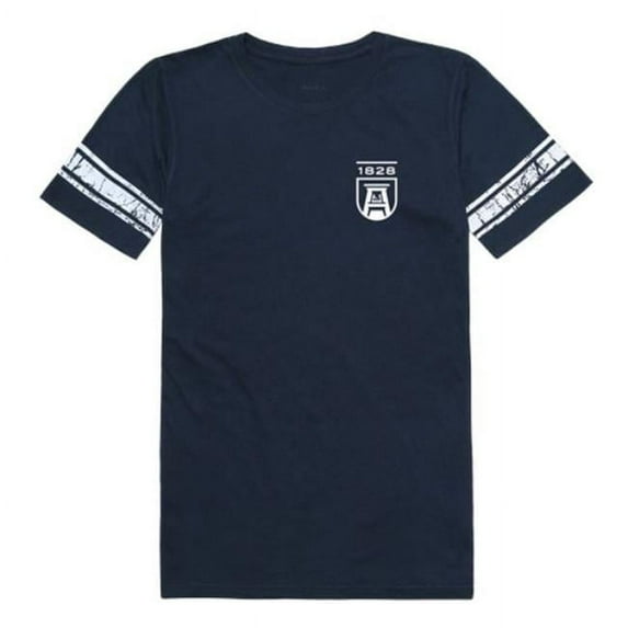 Augusta University Jaguars Women Practice Football T-Shirt, Navy - Small
