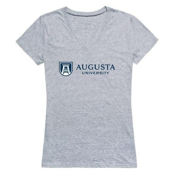 Augusta University Jaguars Women Seal T-Shirt, Heather Grey - 2XL
