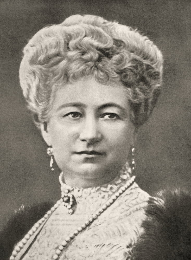 Augusta Victoria Of Schleswig-Holstein 1858 1921 Last German Empress And Queen Of Prussia From La Esfera 1914 Canvas Art - Ken Welsh Design Pics (24 x 34)