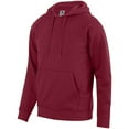 thumbnail image 1 of Augusta XL 60/40 Fleece Hoodie Purple 5414, 1 of 3
