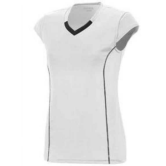 Augusta XL Ladies Blash Jersey White/Black 1218