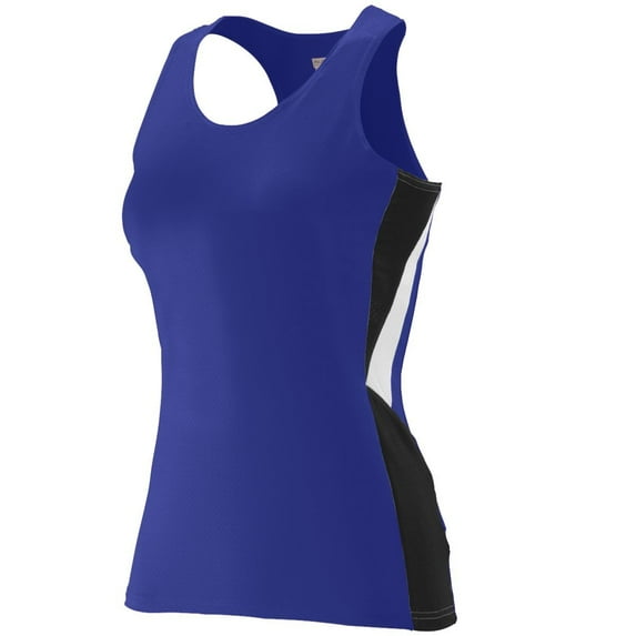 Augusta XL Ladies Sprint Jersey Purple/Black/White 334