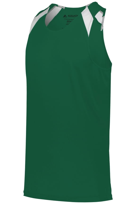 XL Overspeed Track Jersey Dark Green/White 343