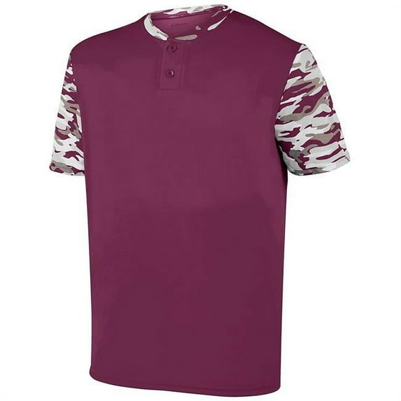 Augusta XL Pop Fly Jersey Maroon/Maroon Mod 1548