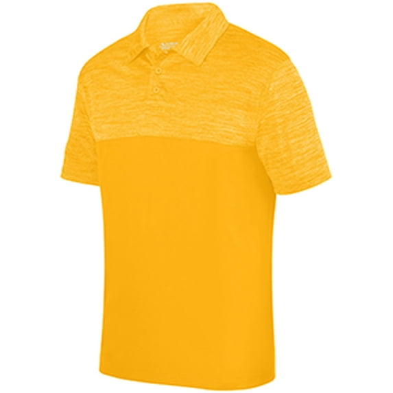 Augusta XL Shadow Tonal Heather Polo Gold 5412
