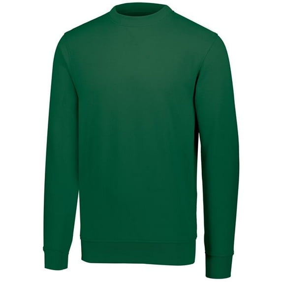 Augusta XS 60/40 Fleece Crewneck Sweatshirt Dark Green 5416