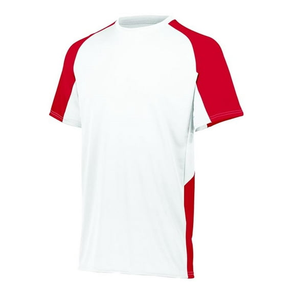 Augusta XS Youth Cutter Jersey White/Red 1518